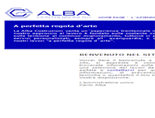 Tablet Screenshot of albacostruzioni.net